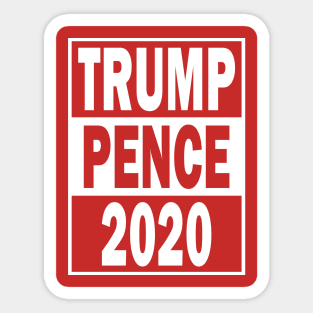 Trump Pence 2020 Sticker